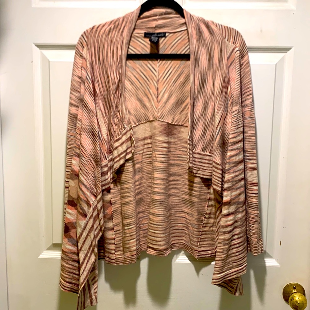 Fabulous Pink Patterned Willi Smith Cardigan Women’s L